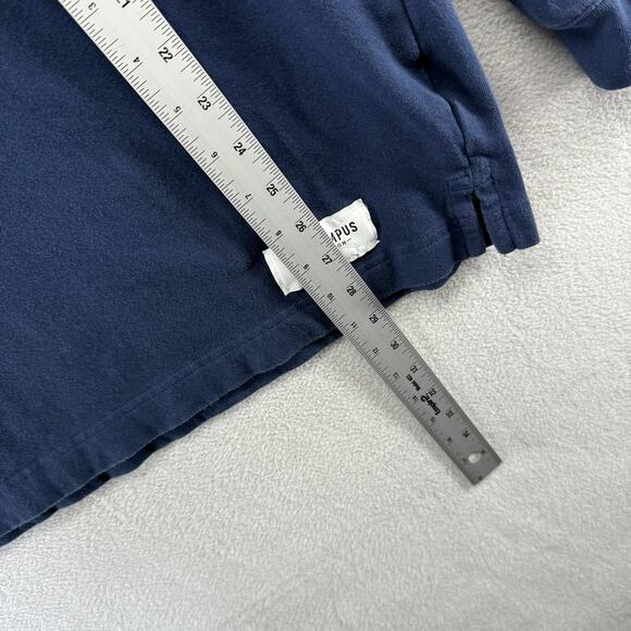 Michigan Wolverines Rugby Shirt men's XL Blue Nike Campus Collection REPAIRED - Picture 6 of 15